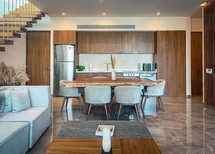 Luxury Penthouse With Rooftop And Private Sky-pool Ferienhaus Tulum
